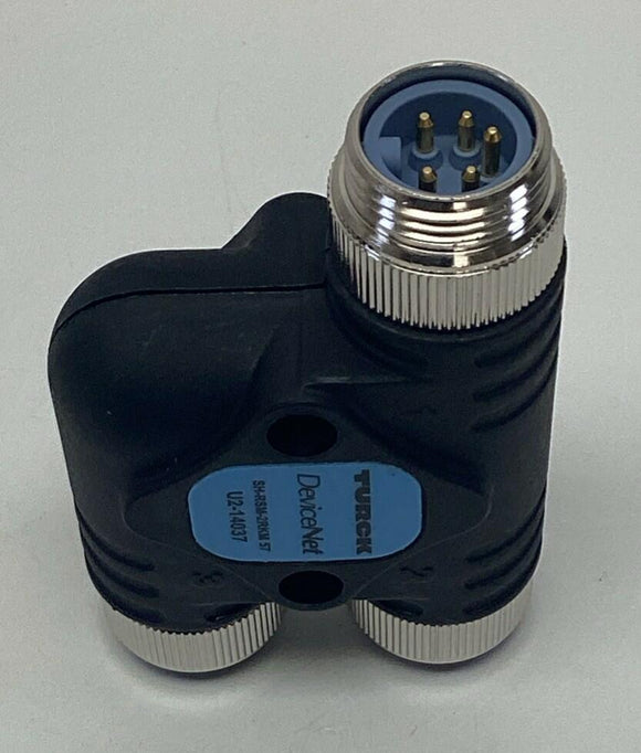 Turck SH-RSM-2RKM-57 / U2-14037 DeviceNet 7/8" Minifast T-Splitter 5-Pole