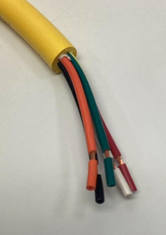Brad Connectivity 1300061354 5-Pole Female 90° Single End Cable 12' 41308SS-90