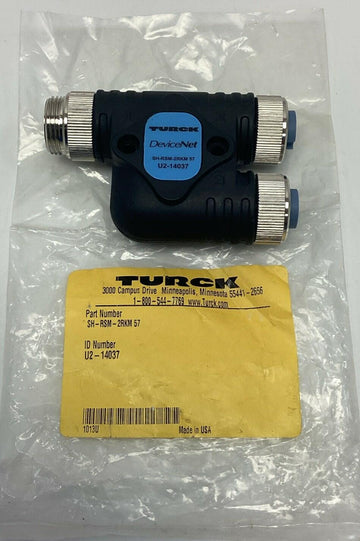Turck SH-RSM-2RKM-57 / U2-14037 DeviceNet 7/8" Minifast T-Splitter 5-Pole - 0