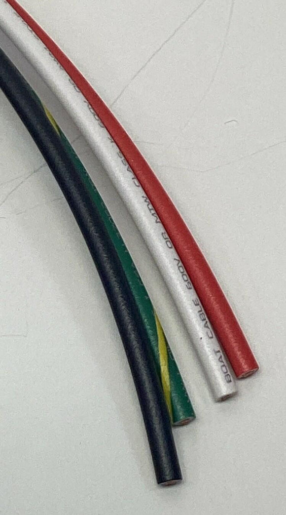 Balluff BCC0CUA 7/8" Male Straight 4-Pin Receptacle 600V AC/DC 2-Meters