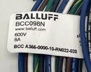 Balluff BCC098N 7/8" Female Straight 5-Pin Receptacle 600V AC/DC 2-Meters-3