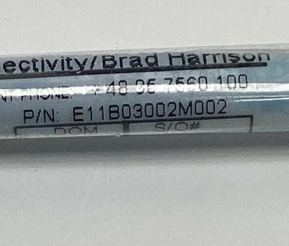 Brad Harrison E11B03002M002 Ethernet Cable M12, 4-Pin, 0.2-Meter Molex