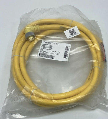Brad Connectivity 1300061354 5-Pole Female 90° Single End Cable 12' 41308SS-90 - 0