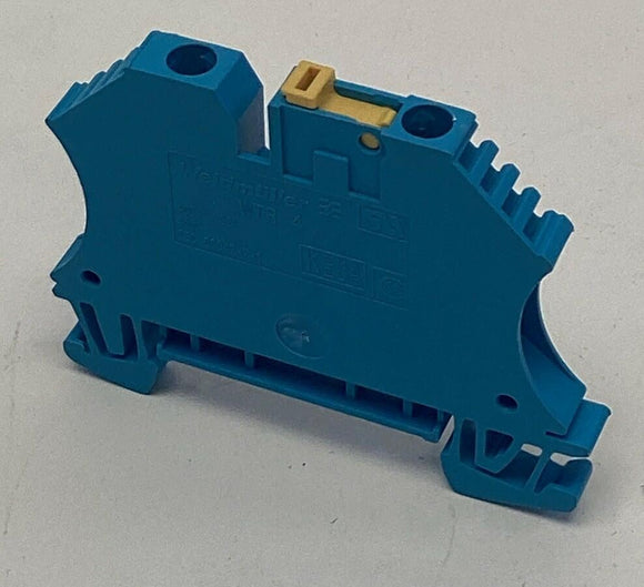 Weidmuller 791019000 WTR-4-BL Test-Disconnect Terminal Block Blue 12-Pack.