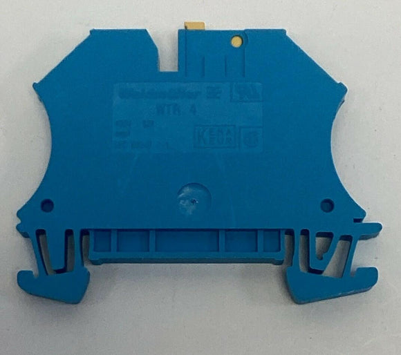 Weidmuller 791019000 WTR-4-BL Test-Disconnect Terminal Block Blue 12-Pack.