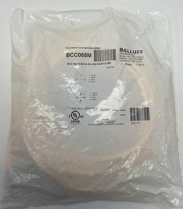 Balluff BCC085M M12 Female 5-Pin x M12 Male 4-Pin A-Coded, 8-Meters - 0