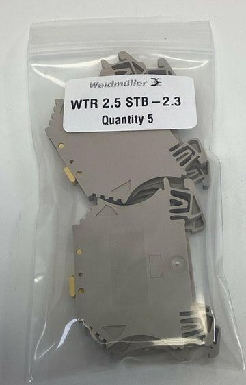 Weidmuller WTR-2.5STB-2.3 Disconnect Terminal Block 300V, 20A Lot of 5 - 0