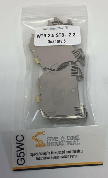 Weidmuller WTR-2.5STB-2.3 Disconnect Terminal Block 300V, 20A Lot of 5