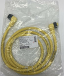 Brad Connectivity 1300101744 4-Pole 90° Male/ 90° Female Sensor Cable, 2M-2