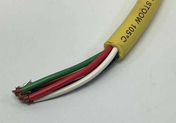 Brad Harrison 105001A01F030 5-Pole Female 90° Single End Cable 41306-90, 3 Feet