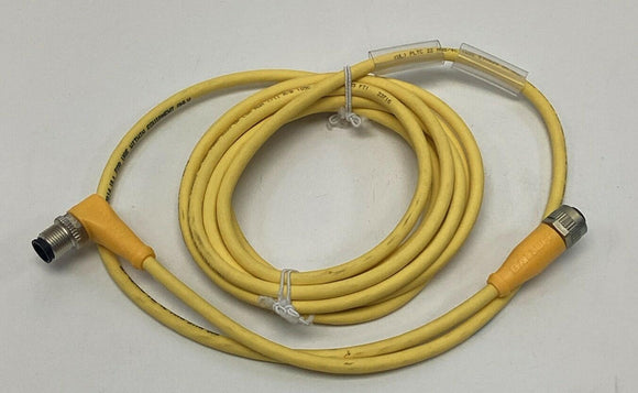 Balluff BCC05P1 M12 A-Coded 5-Pin Female x Male 90° Angled 4-Pin, 3-Meters