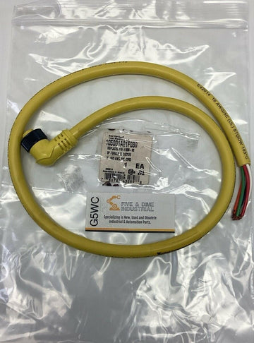 Brad Harrison 105001A01F030 5-Pole Female 90° Single End Cable 41306-90, 3 Feet