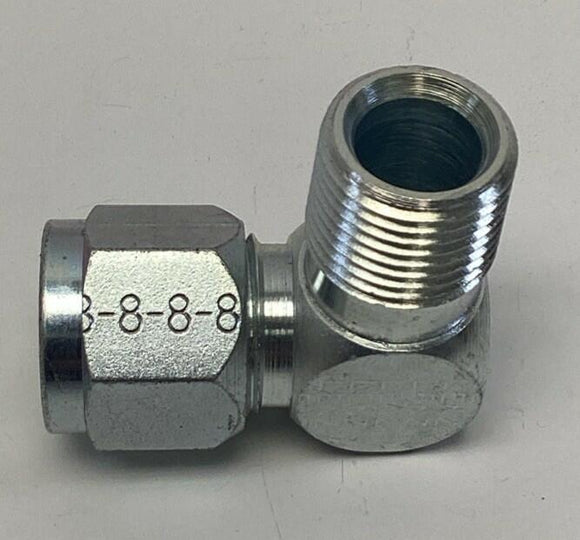 Lenz 400-8-8 1/2" Tube x 1/2'' MNPT Steel Fitting