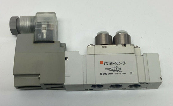 SMC SY5120-5DZ-C6 24VDC Solenoid Pneumatic Valve