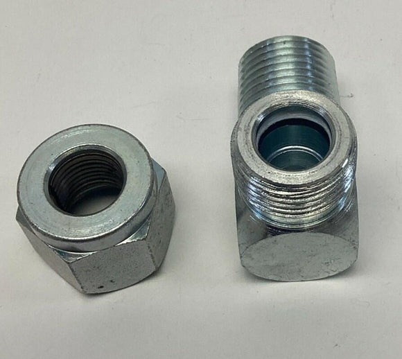 Lenz 400-8-8 1/2" Tube x 1/2'' MNPT Steel Fitting