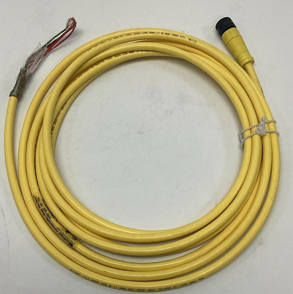 Brad Connectivity 1200720474 5-Pole, Female Single End Cable, 12"