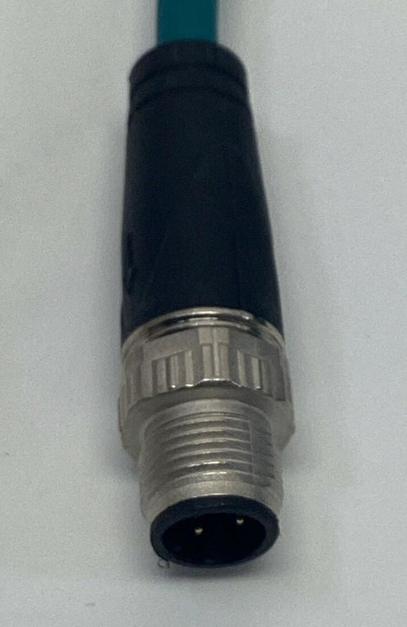 Harting 72TMDM4RM4150ZT Double Ended Ethernet Cable 4-Pin Str Male to RJ45 Str