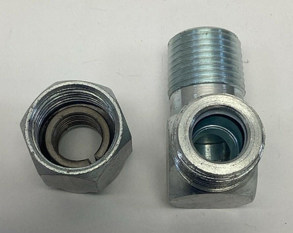 Lenz 400-8-8 1/2" Tube x 1/2'' MNPT Steel Fitting