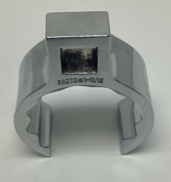 Proto J5354FL 1-11/16" 1/2" Drive 12-Point Flare Nut Chrome Socket