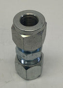 Lenz 300-8-8 1/2" x 1/2" Steel Union Tube w/ O-Rings & Sleeve-6