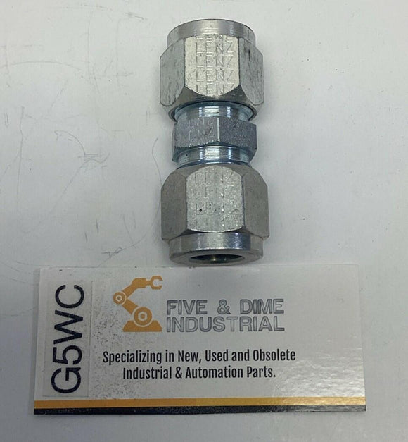 Lenz 300-8-8 1/2" x 1/2" Steel Union Tube w/ O-Rings & Sleeve