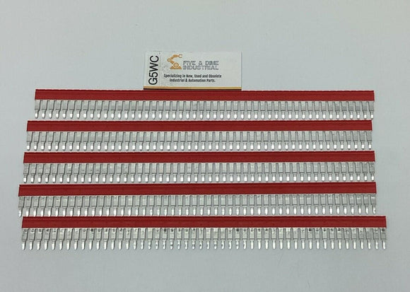 Weidmuller 2460730000 Red Terminal Block Bridge/ Jumper (5-Pack)