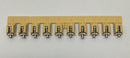 Weidmuller 1053160000 10-Pole WQV 35/10 Yellow Terminal Cross Connector Lot of 8-3