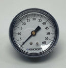 Ashcroft 25W1001TH-02B 2-1/2" Poly 0-60 PSI Gauge 1/4" NPT, Brass-2