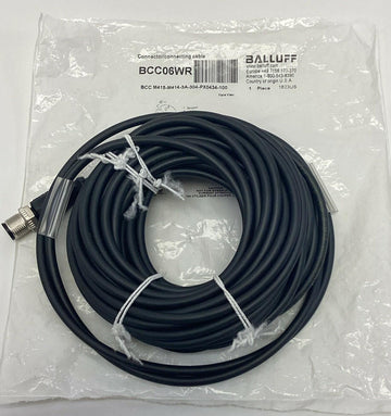 Balluff BCC06WR Cable, M12 5-Pin Female Straight x 4-Pin Male, 10M - 0