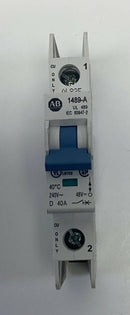 Allen Bradley 1489-A1D400 Circuit Breaker 1-Pole, 40A DIN Mount 240VAC, 48VDC-4