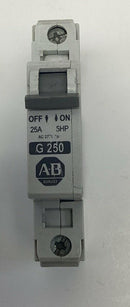 Allen Bradley 1492-CB1-G250 Circuit Breaker 1-Pole, 25A, 5 HP, 277VAC DIN Mount-4