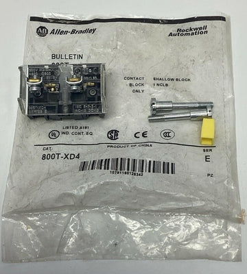 Allen Bradley 800T-XD4 Shallow Block 1 NCLB - 0