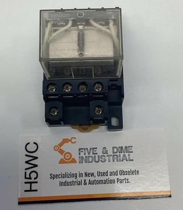 Omron LYN-24VDC Power Relay w/ Base 14-Pin 10A, 24VDC Coil