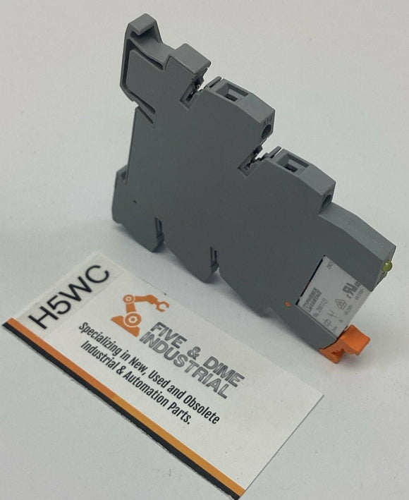 Phoenix Contact 2961121 Coil Relay w/ Socket 24VDC 5-Amp, 250VAC