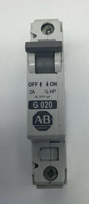 Allen Bradley 1492-CB1-G020 Circuit Breaker 1-Pole, 2A, 1/6 HP, 277VAC  DIN Mount-4