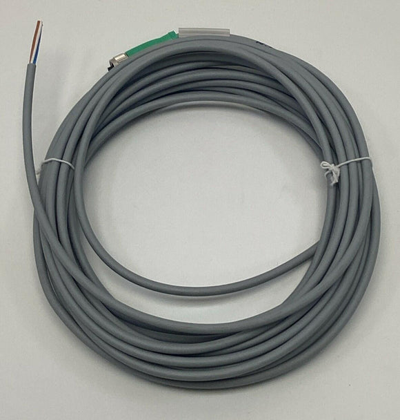 Pepperl Fuchs V1-3-10M-PUR/ 103082 M12 Female Single End Cable 10-Meter