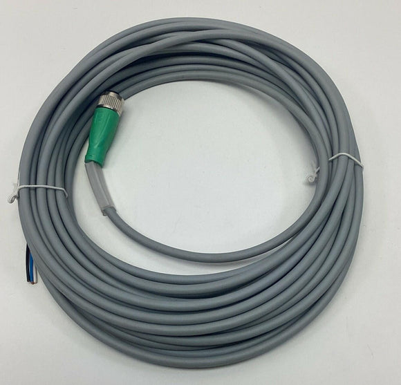 Pepperl Fuchs V1-3-10M-PUR/ 103082 M12 Female Single End Cable 10-Meter
