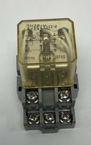Idec RH1B-U-DC24V 11-Pin Relay 10-Amp, 24VDC Coil w/ Base-2