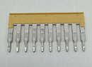 Weidmuller 1608940000 ZQV 2.5/10 Yellow Contactor Cross Connector (20 Pieces)-3