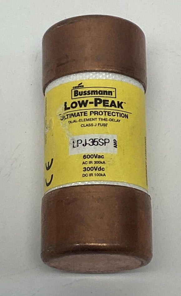 Bussmann LPJ-35SP Low Peak 35-Amp Fuse Class J, 600VAC, 300VDC 2-Pack