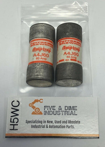 Ferraz Shawmut A4J60 60-Amp Amp-Trap Fuse (2-Pack)