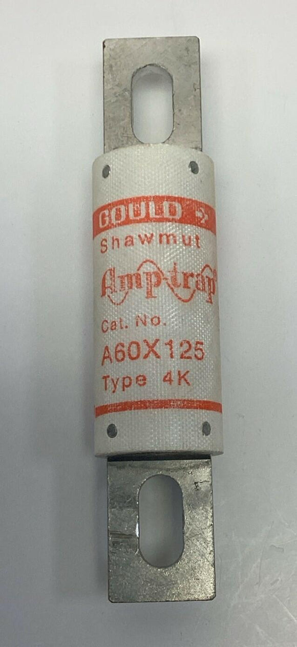 Gould Shawmut A60X125 125-Amp, 600V Type 4 Fuse