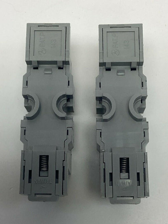 Idec SH1B-05 5-Pin Relay Base DIN Mount 2-Pack