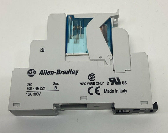 Allen Bradley 700-HK36Z24 10-Amp, 5-Pin Relay w/ Base 700-ADL1R 24 VDC