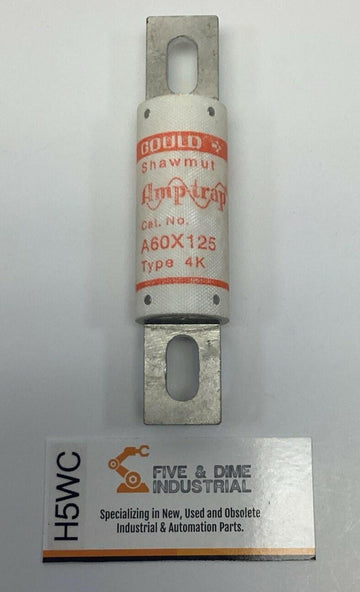 Gould Shawmut A60X125 125-Amp, 600V Type 4 Fuse