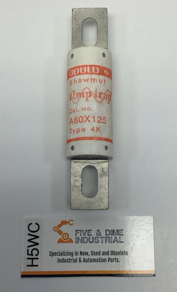 Gould Shawmut A60X125 125-Amp, 600V Type 4 Fuse