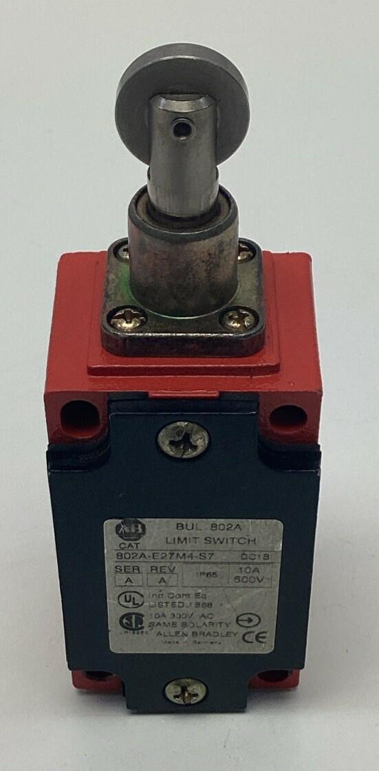 Allen Bradley 802A-E27M4-S7 Steel Roller Limit Switch 10-Amp, 500V