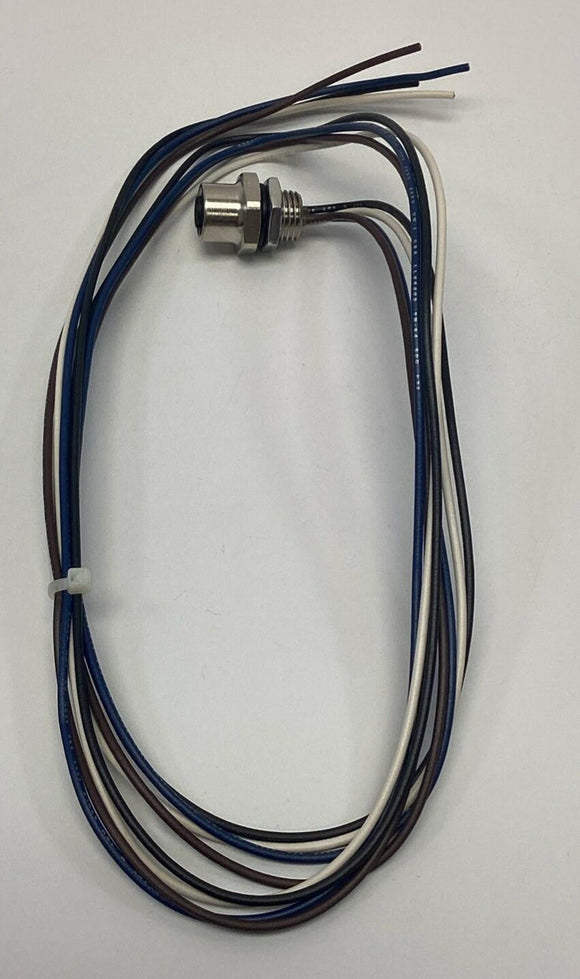 Mencom MDC-4FR-4-1M-18 4-Pole, M12, Female Receptacle