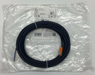 IFM Efector EVC143 M8, 3-Pole Female Single-End Cable 10-Meters - 0