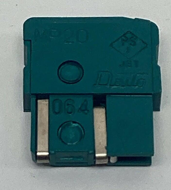 Fanuc A60L-0001-0046#2.0 2.0-Amp MP20 Daito Fuse, Green (6-Pack)